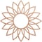 Ekena Millwork Daisy Wood Fretwork Pierced Ceiling Medallion, Cherry, 34"OD x 11 7/8"ID x 1/4"T CMWP34X34X0250DACH - alternate 1